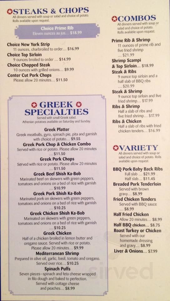 Quad Cities U.S.A. Family Restaurant menu 4
